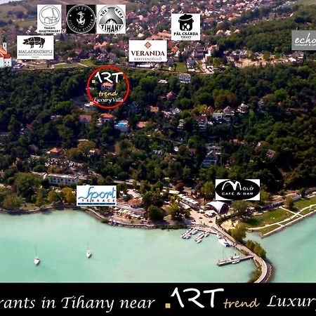 Arttrend Luxury Villa Tihany Exteriör bild