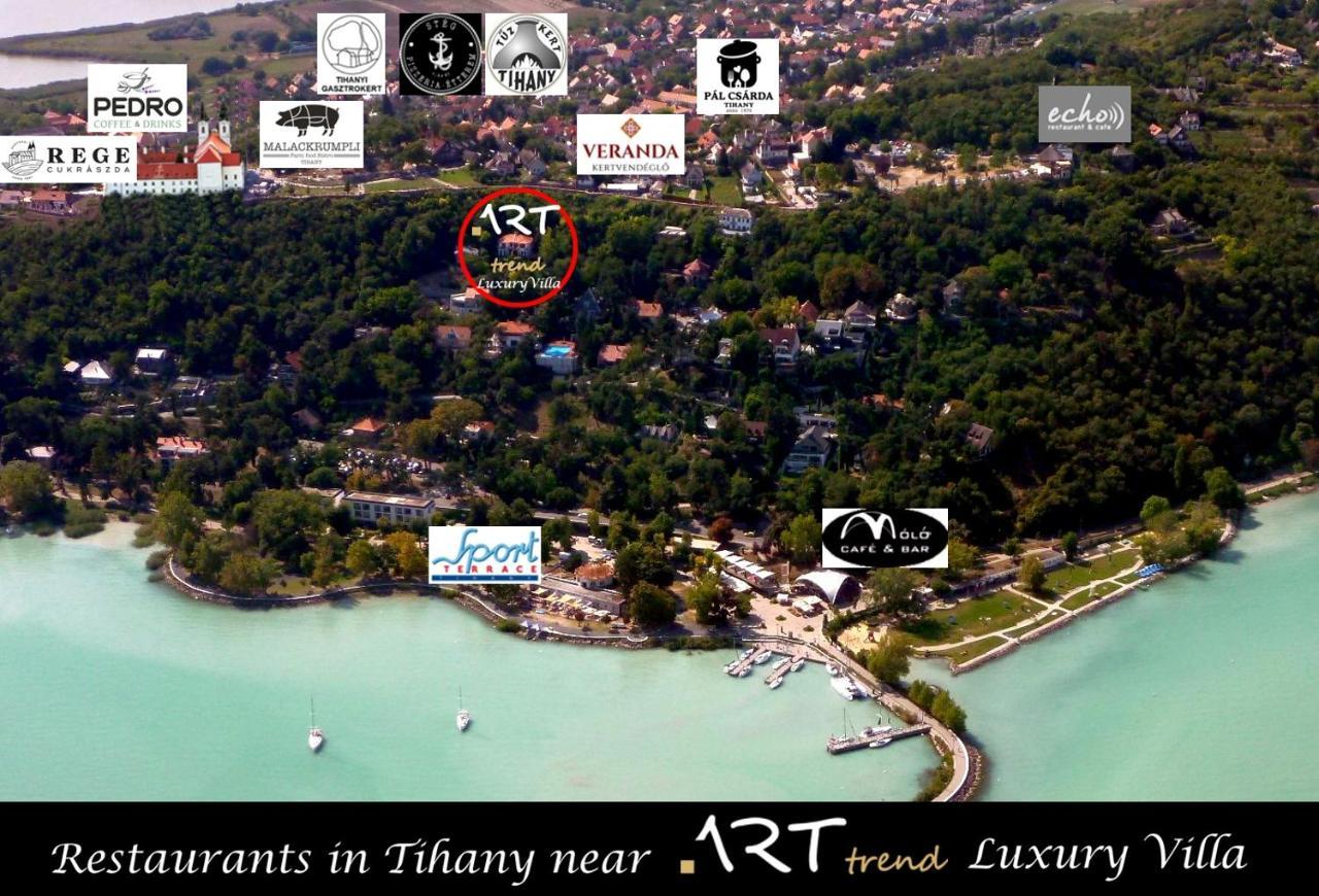 Arttrend Luxury Villa Tihany Exteriör bild
