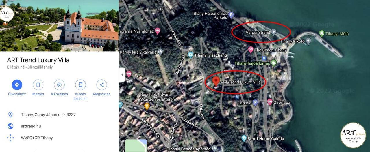 Arttrend Luxury Villa Tihany Exteriör bild